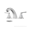 China Widespread Split Washbasin Faucets Factory